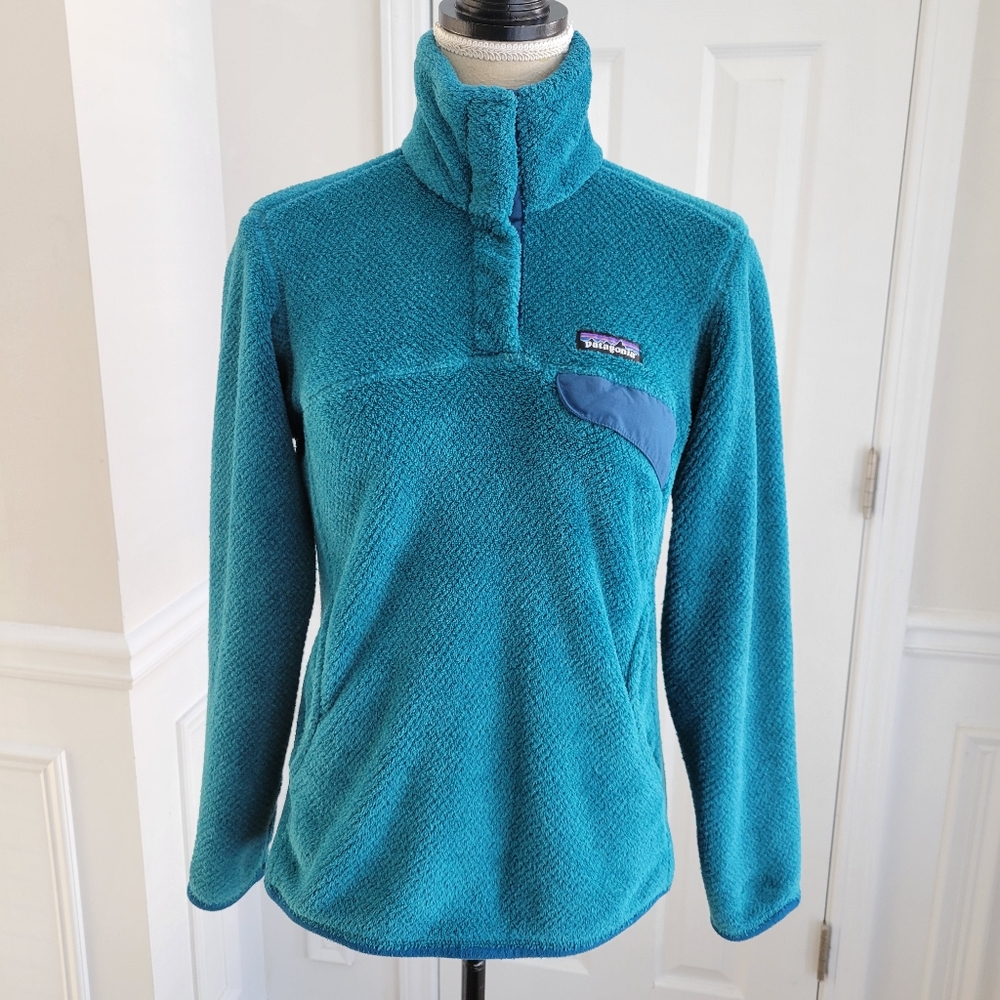Patagonia Women's Snap T Retool Fleece Pullover‎ Sweater Jacket Size S
